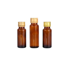 In stocked Hot sale 25ml 60ml brown Oral liquid syrup glass packaging bottle with aluminum cap